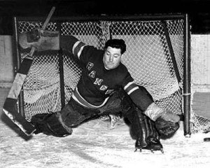 Bill Beveridge while with the New York Rangers in 1943.