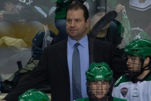 UND Head Coach Brad Berry (Peter Bottini, UND Athletics)