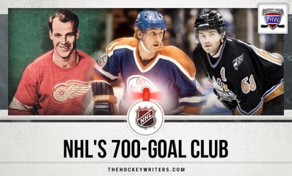 NHL's 700-Goal Club Wayne Gretzky Gordie Howe and Jaromir Jagr