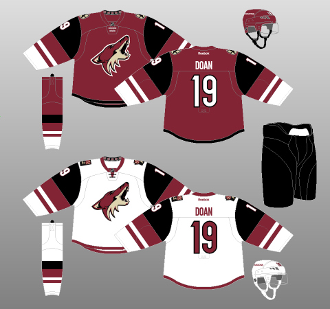 coyotes uniform history