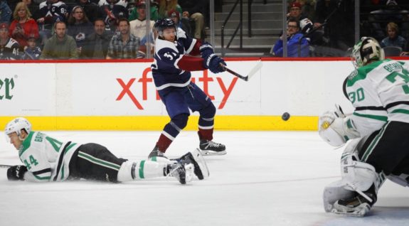 Colorado Avalanche J.T. Compher Ben Bishop