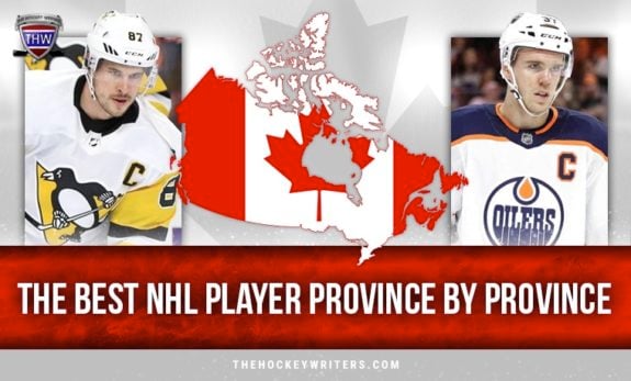 The Best Current NHL Player Province by Province Connor McDavid and Sidney Crosby Canada