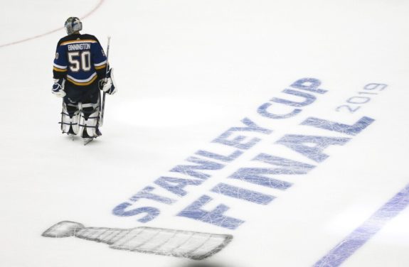 Jordan Binnington Stanley Cup logo