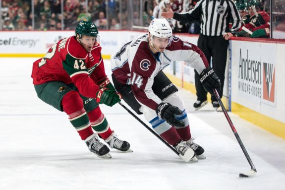 Colorado Avalanche forward Blake Comeau