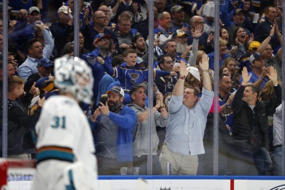 St. Louis Blues fans