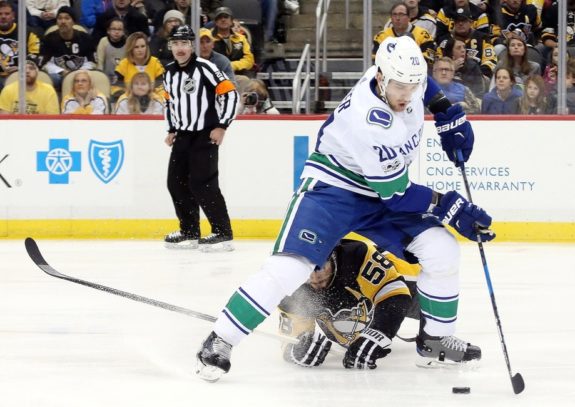 Canucks center Brandon Sutter