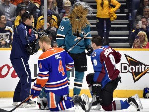 Brent Burns, Chewbacca, Star Wars, NHL All-Star Weekend, San Jose Sharks