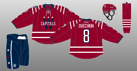 Washington Capitals 2015 Winter Classic uniform