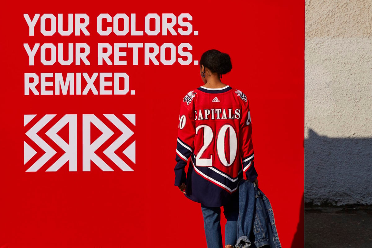 Washington Capitals Reverse Retro jersey