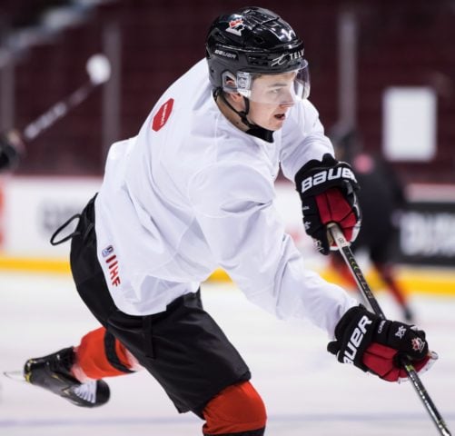 Team Canada forward Cody Glass