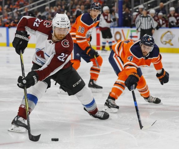 Avalanche forward Colin Wilson