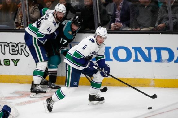 Derrick Pouliot, Ryan Kesler, Erik Gudbranson