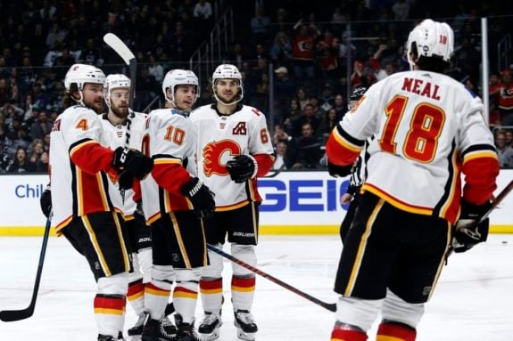 Calgary Flames celebrate
