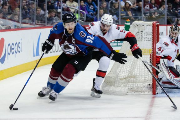 Colorado Avalanche left wing Gabriel Landeskog