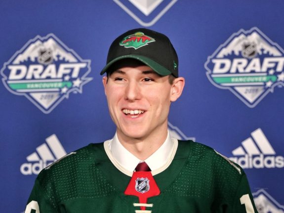 Hunter Jones Minnesota Wild DRaft