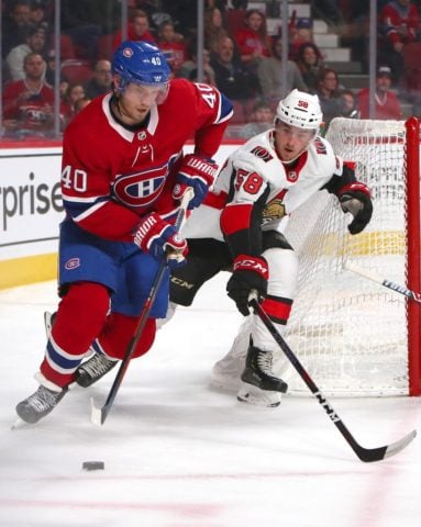 Canadiens right wing Joel Armia
