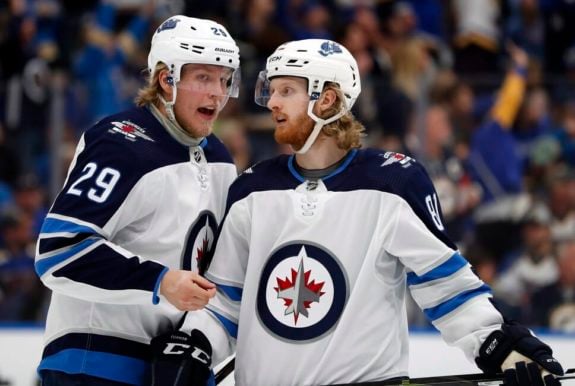 Winnipeg Jets' Patrik Laine Kyle Connor