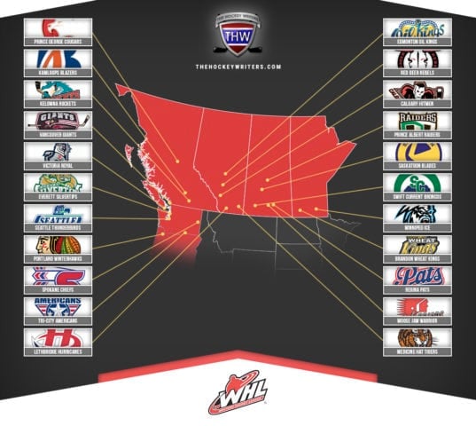 WHL Map Teams