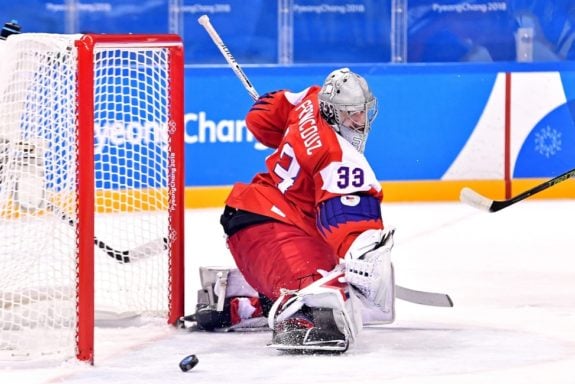 Czech Republic goaltender Pavel Francouz