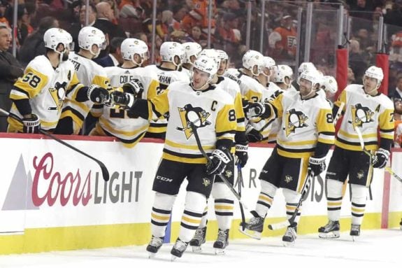 Penguins bench