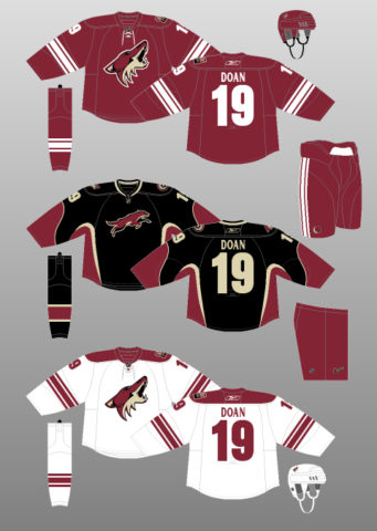 phoenix coyotes uniforms