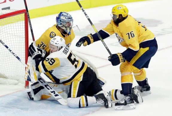 Pekka Rinne, P.K. Subban, Jake Guentzel