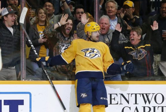 Nashville Predators Austin Watson