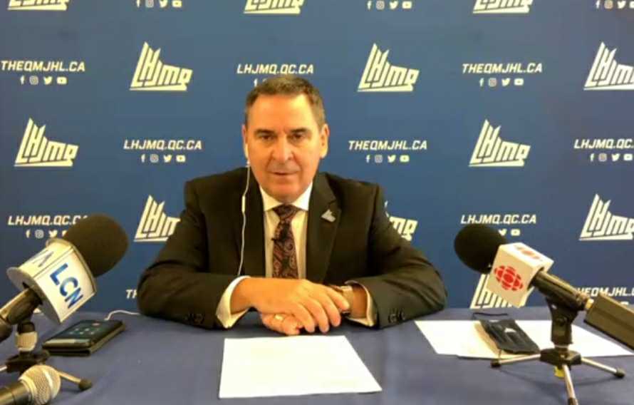 QMJHL Commissioner Gilles Courteau