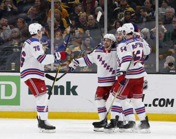 New York Rangers celebrate