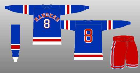 New York Rangers sweater logo 1946-47