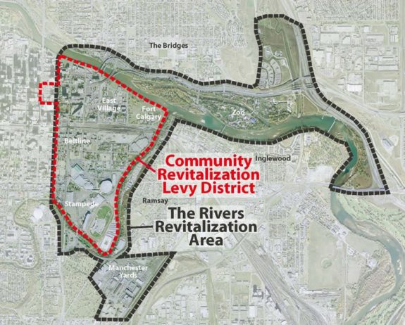 Rivers District Revitalization Area Calgary