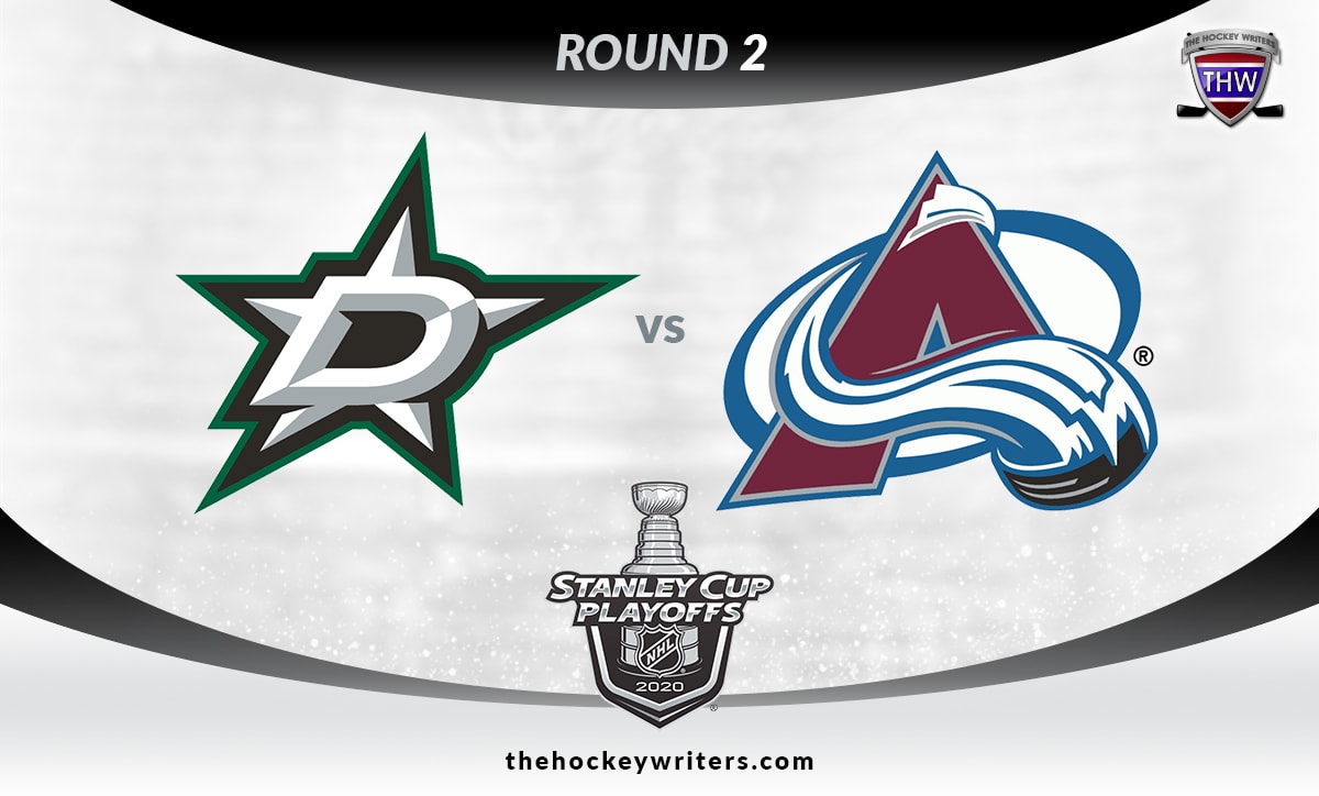 Round 2 2020 NHL Playoffs Colorado Avalanche vs Dallas