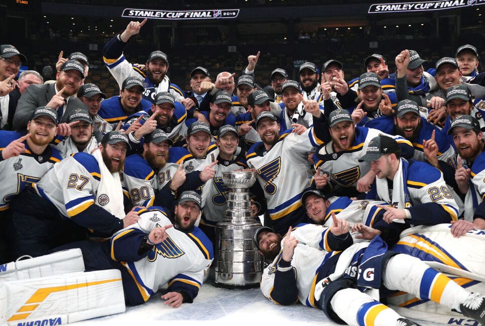 Remembering the Night the Blues Won the Stanley Cup