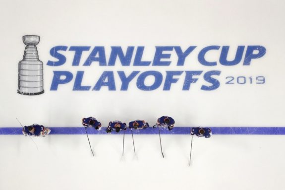 New York Islanders starting line