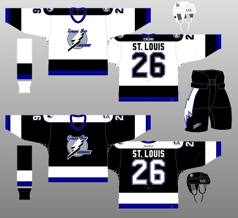 Tampa Bay Lightning 2001-07 Jerseys