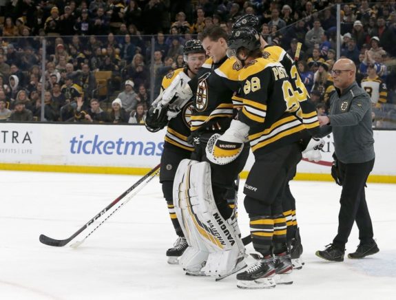 Boston Bruins goaltender Tuukka Rask