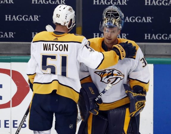 Austin Watson, Pekka Rinne