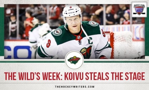 Minnesota Wild The Wild’s Week: Mikko Koivu Steals the Stage