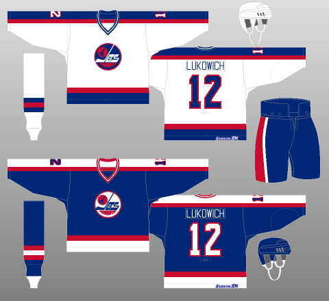 Winnipeg Jets 1980-90 Jerseys