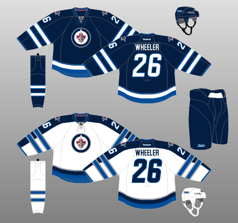 Winnipeg Jets 2011-17 Jerseys