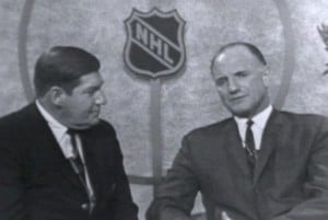 Ward Cornell interviewed all of the stars of the 1950's and 60's. Here with Teeder Kennedy.