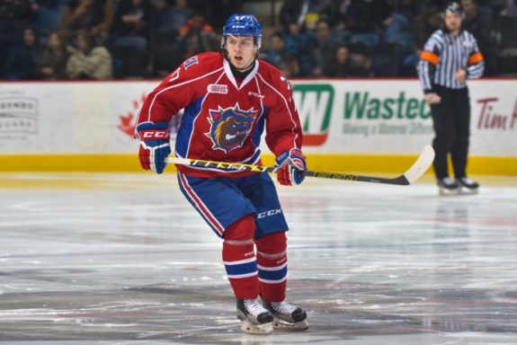 Brandon Saigeon of the Hamilton Bulldogs