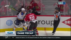 Crawford jumps Fabbri