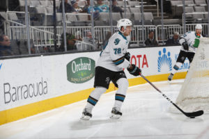 San Jose Barracuda defenseman Tim Heed (Scott Dinn/San Jose Barracuda)