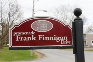 Photo by: Scott Campbell A street in Shawville, Quebec was named for Frank Finnigan.