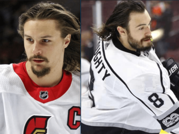 Erik Karlsson Ottawa Senators Drew Doughty Los Angeles Kings