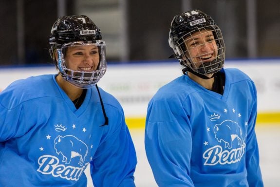 Jordan Juron, Hayley Scamurra Buffalo Beauts