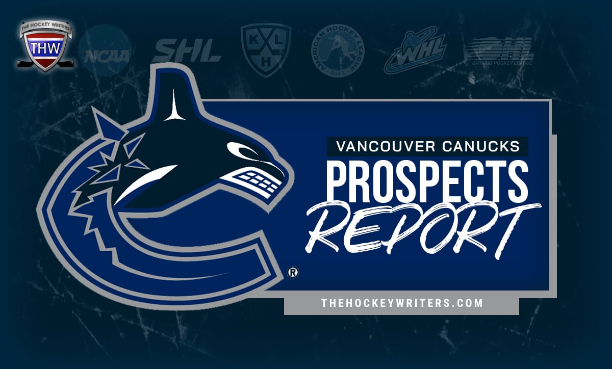 Canucks Prospects Report: Cootes, Patterson, Alcos, Romani & More