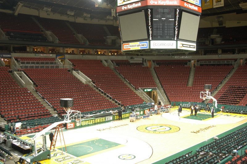 Key Arena basketball Seattle Kraken