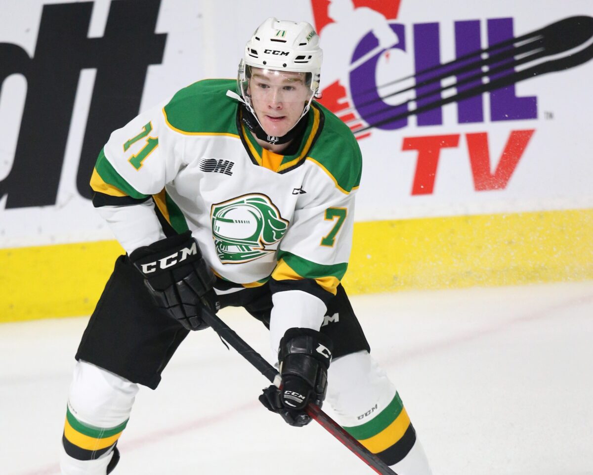 Ben Bujold of the London Knights